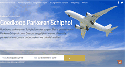 Desktop Screenshot of parkerenschiphol.com